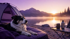 Hund entspannt